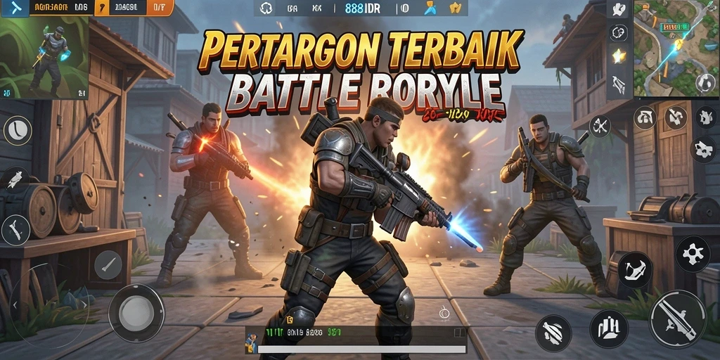 Tampilan gameplay seru di 888IDR dengan pertempuran yang mendebarkan.