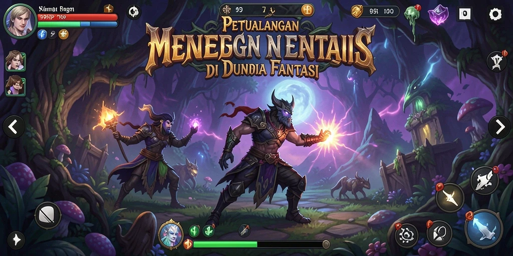 Screenshot gameplay menampilkan aksi seru di dalam dunia Adventure.