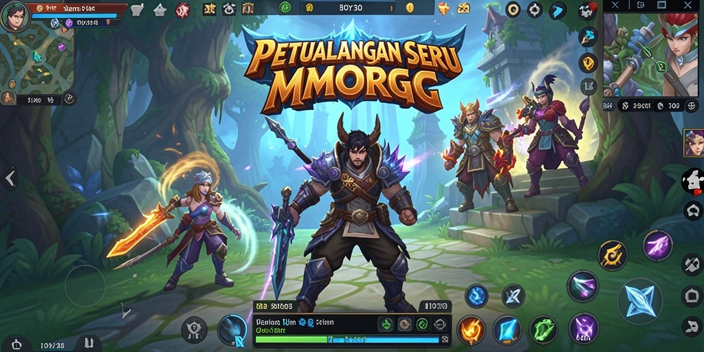 Tampilan gameplay MMORPG yang seru dan menantang di BOY303.