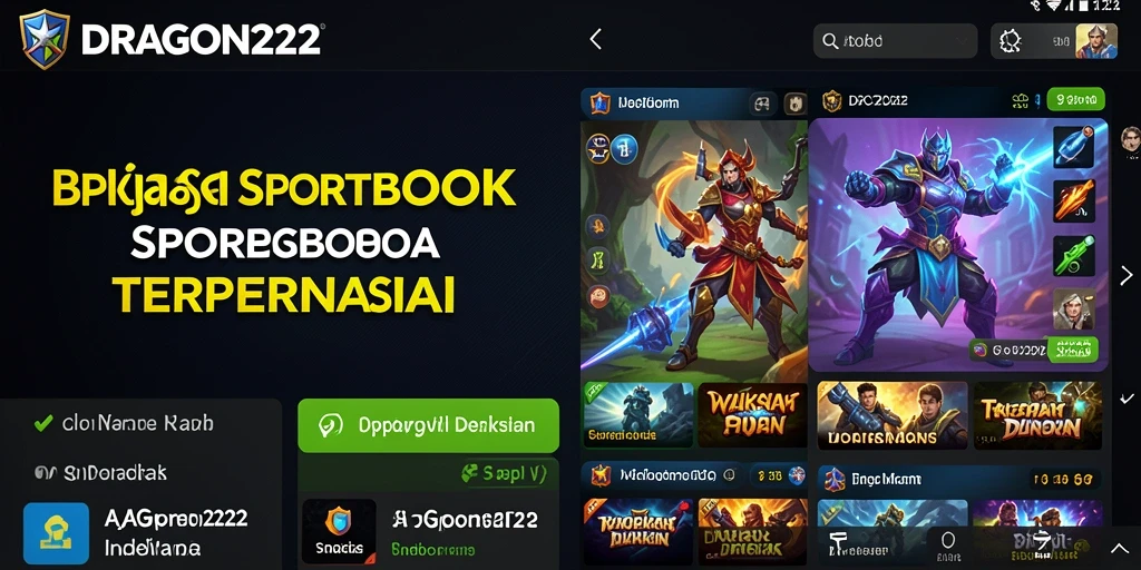 Screenshot utama DRAGON222 menunjukkan antarmuka taruhan olahraga yang menarik.