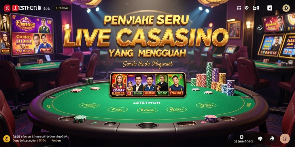 Tampilan gameplay menarik dalam aplikasi Live Casino LETSTHOR.