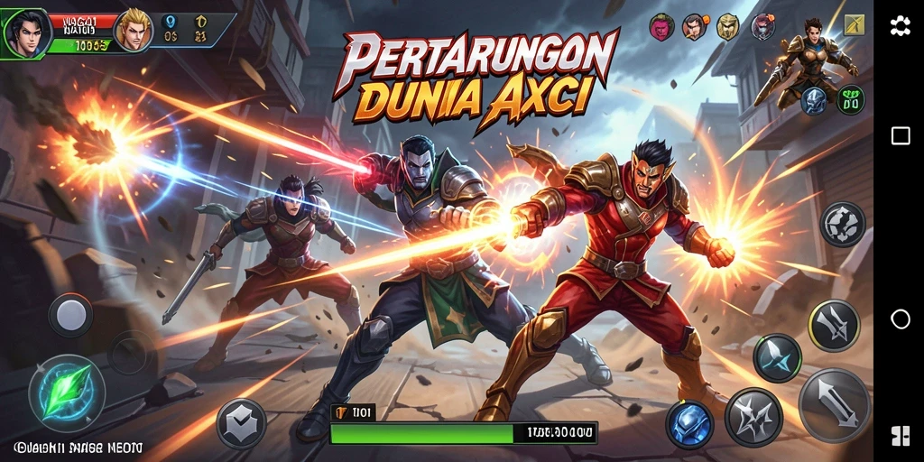Tampilan gameplay NAGA1001 dengan pertarungan yang seru dan grafis memukau.