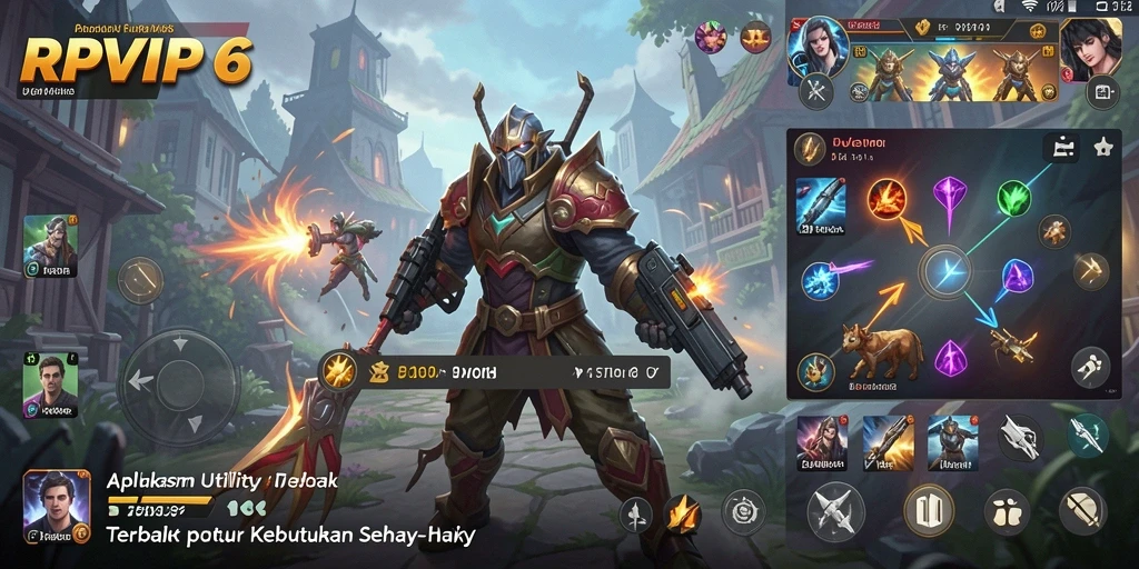 Tampilan screenshot RPVIP6 yang menampilkan fitur pengingat dan manajemen tugas.