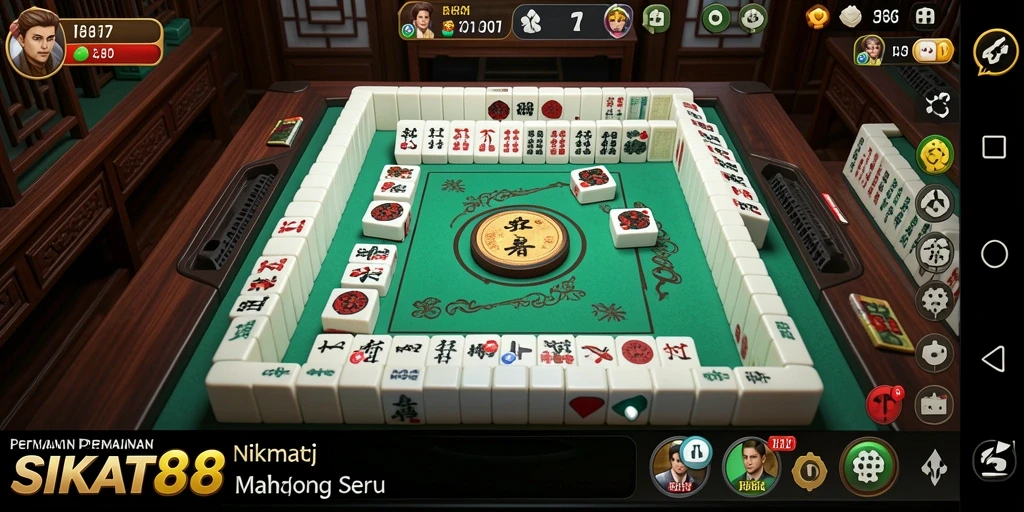 Tampilan gameplay menarik dari SIKAT88 yang menguji keterampilan Mahjong Anda.
